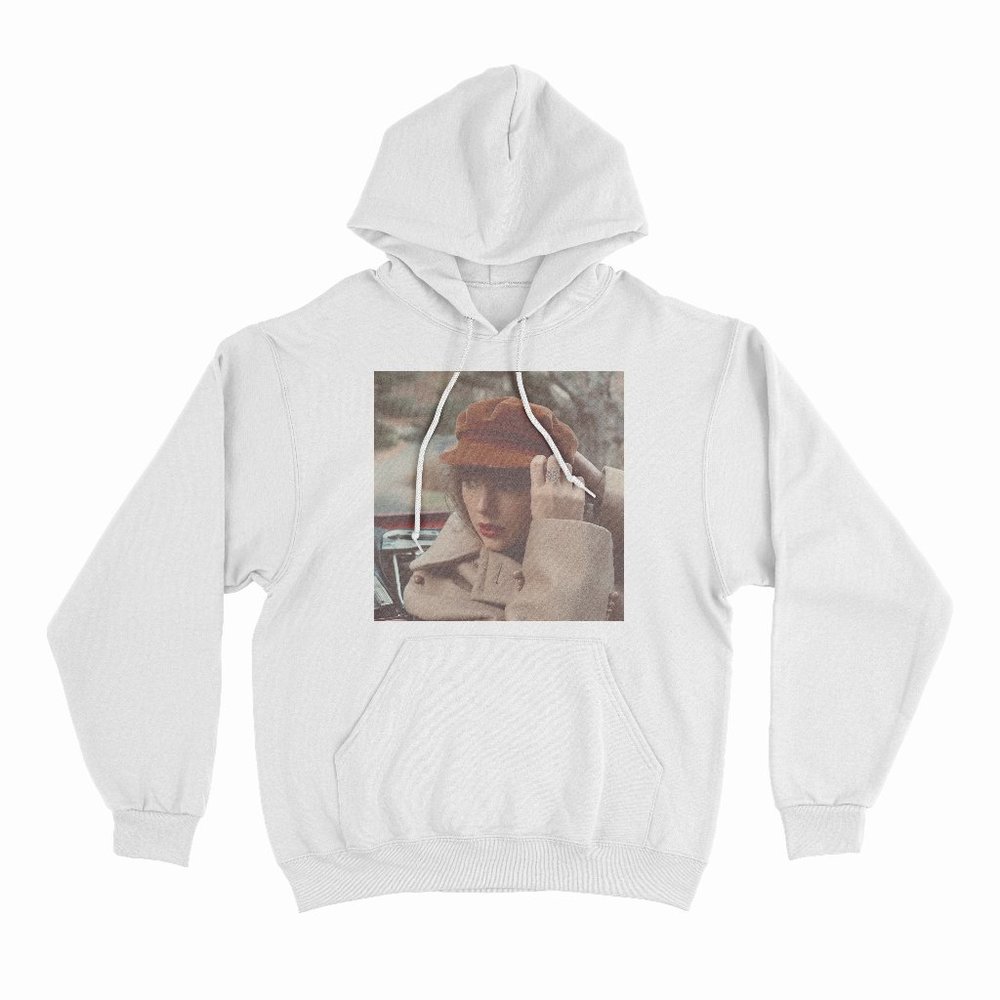 Red Taylor Swift White Hoodie